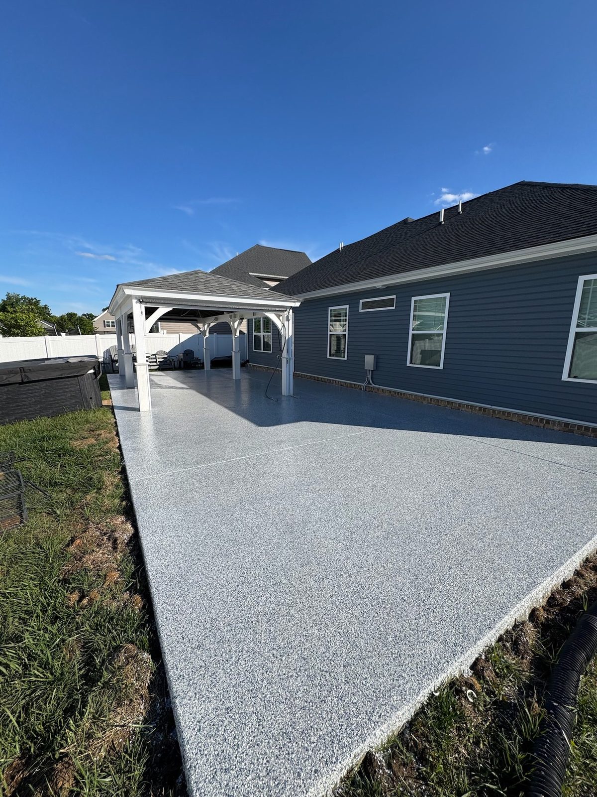 Back Patio Coating